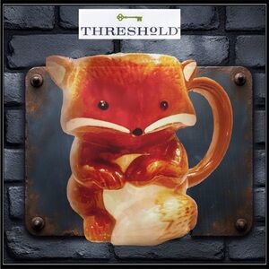Threshold Fox Mug in Brownish-Orange and White